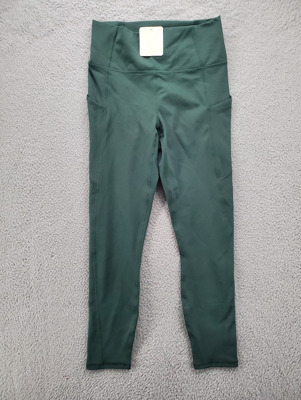 Fabletics Oasis High-Waisted 7/8 Leggings Womens Small Green PureLuxe NWT